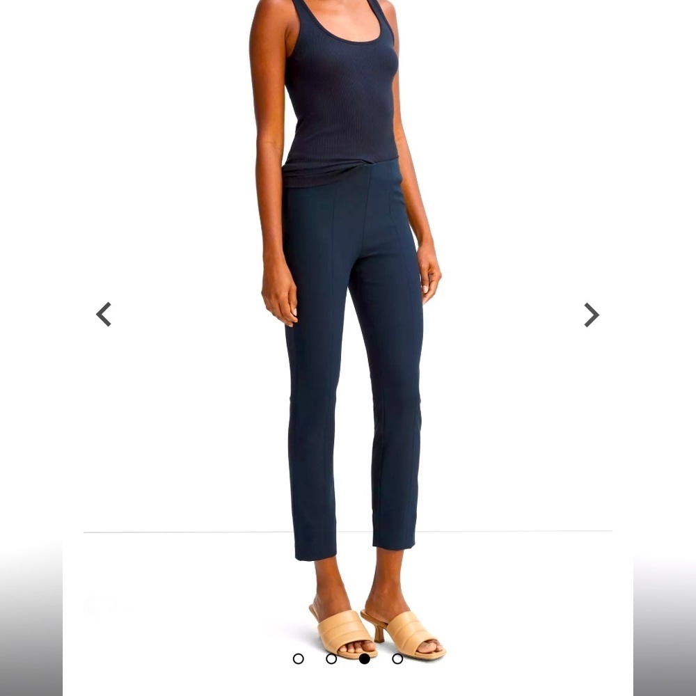 Vince zipper Ponte Legging 6 $290 boho business casual preppy holiday coquette
